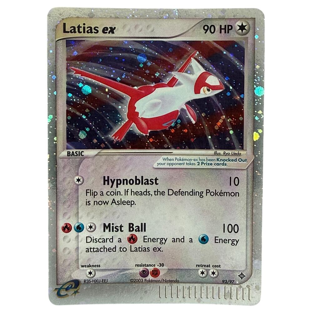 Pokémon TCG Latias ex 93/97 EX Dragon 2003 E-Reader Holo Foil Ultra Rare LP-NM